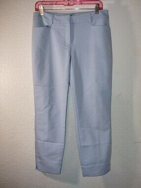 Express Light Blue Cropped Dress Pants sz 8 Capri Cropped Trend